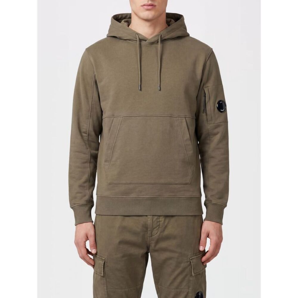 C.P. Company Men Cotton Hoodie C.P. Company With Kangaroo Pocket
